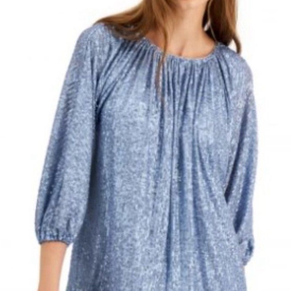 Alfani Sequined Blouse